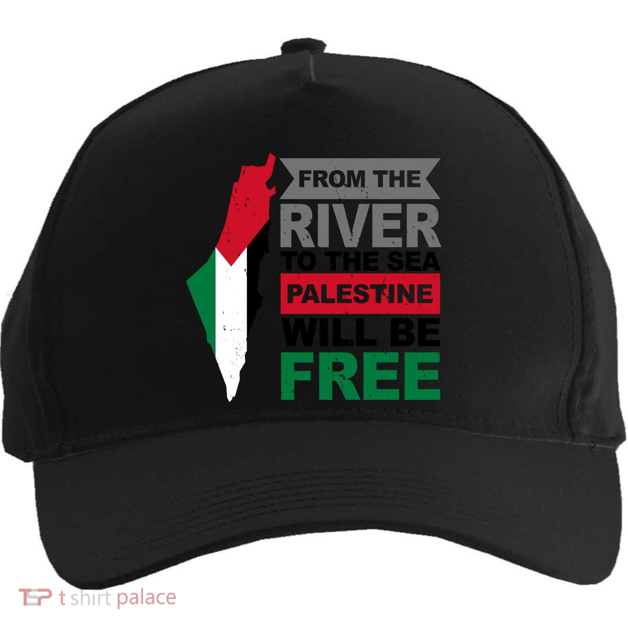 From The River To The Sea Palestine Will Be Free Five-Panel Snapback Cap