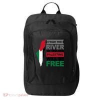 From The River To The Sea Palestine Will Be Free City Backpack thumb 0