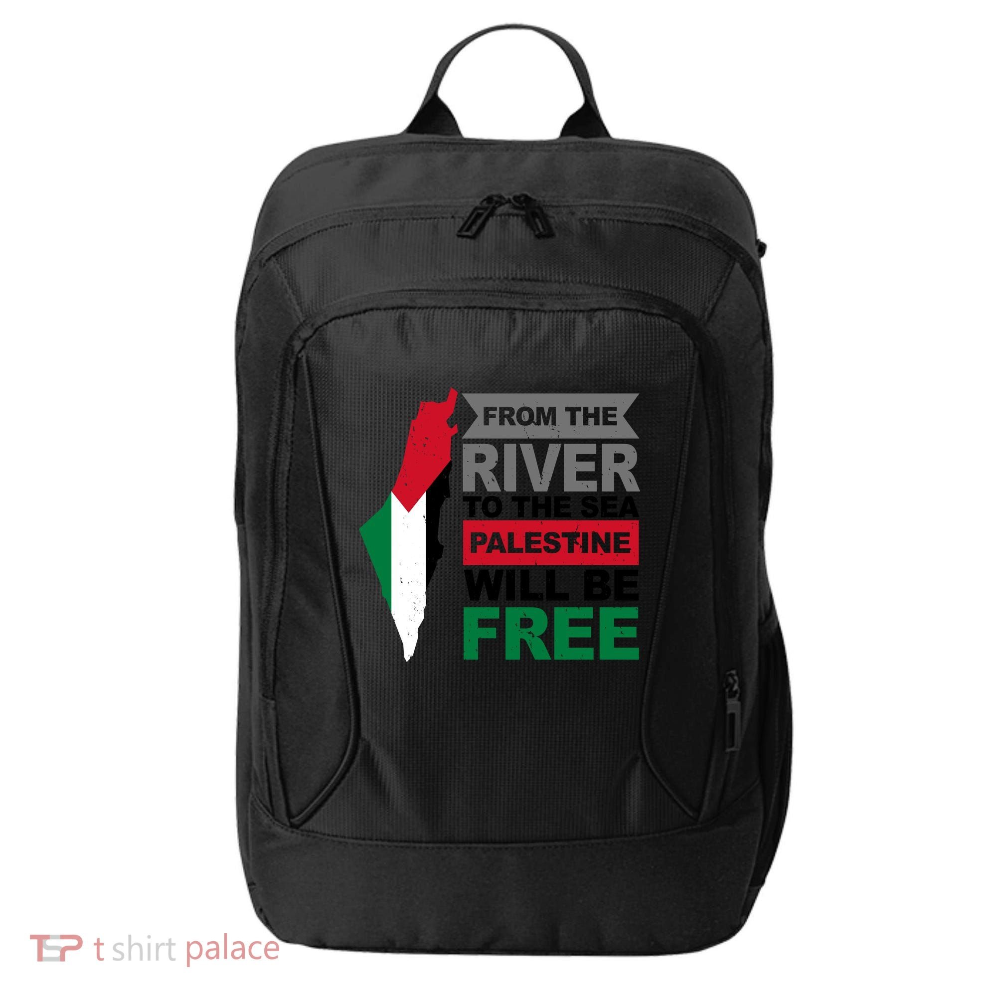 From The River To The Sea Palestine Will Be Free City Backpack