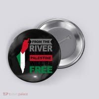 From The River To The Sea Palestine Will Be Free Button thumb 0