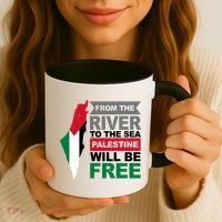 From The River To The Sea Palestine Will Be Free Coffee Mug thumb 3