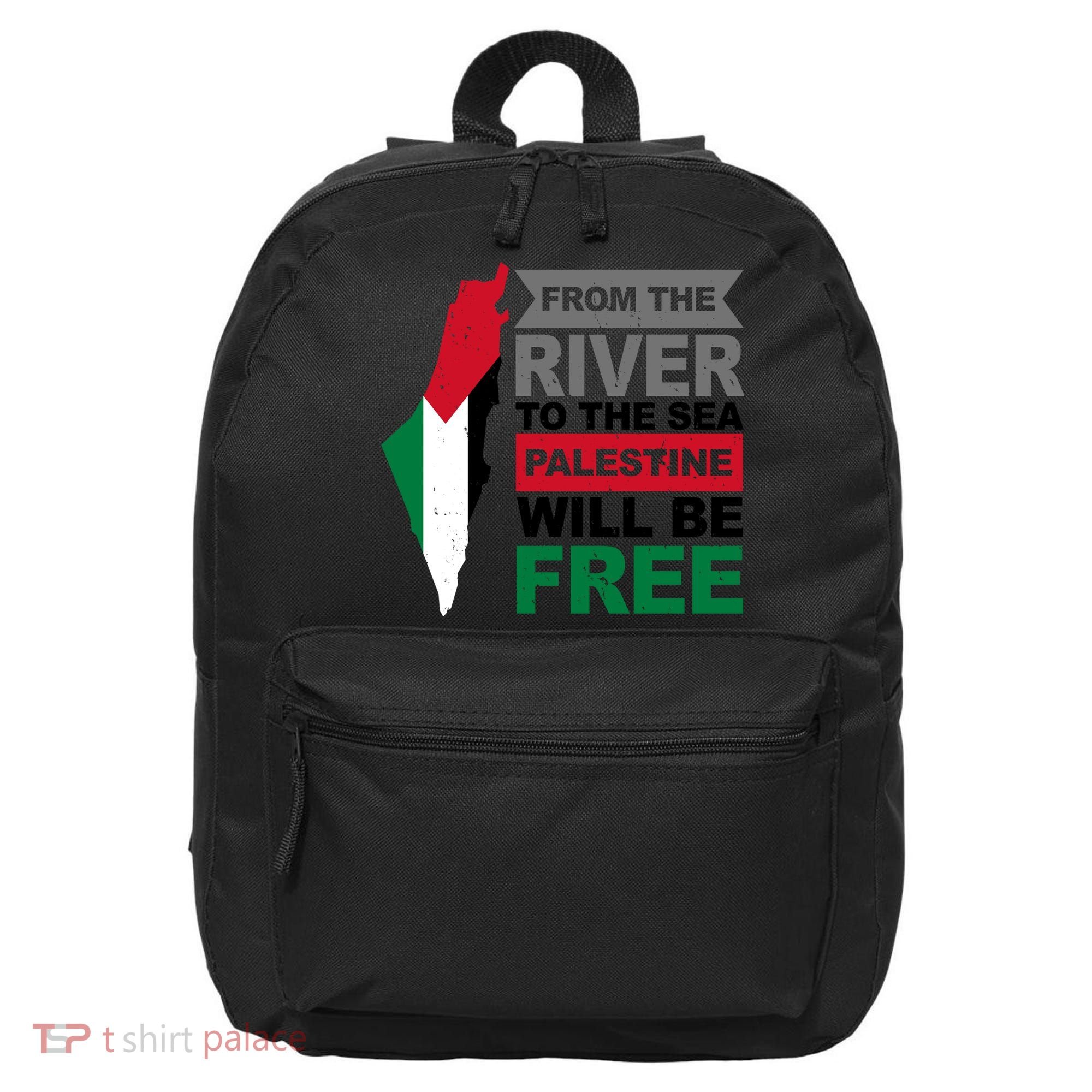 From The River To The Sea Palestine Will Be Free 16 in Basic Backpack