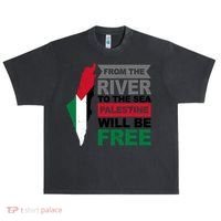 From The River To The Sea Palestine Will Be Free Urban Oversized Heavyweight T-Shirt thumb 0