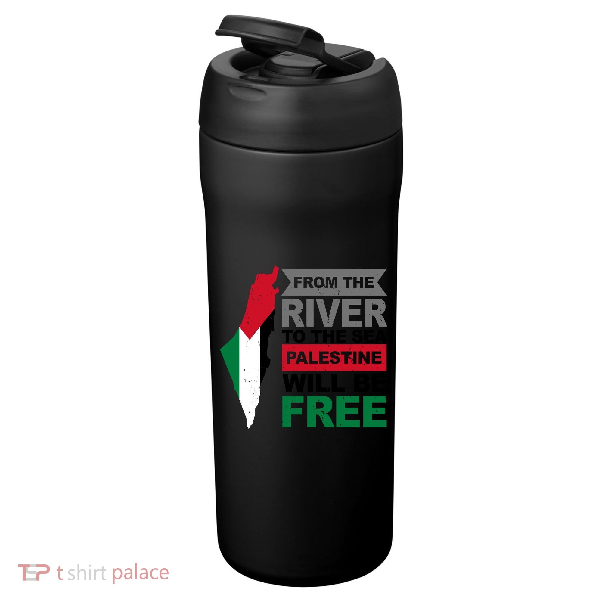 From The River To The Sea Palestine Will Be Free 24oz Duet Stainless Steel Tumbler