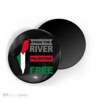 From The River To The Sea Palestine Will Be Free Magnet thumb 0
