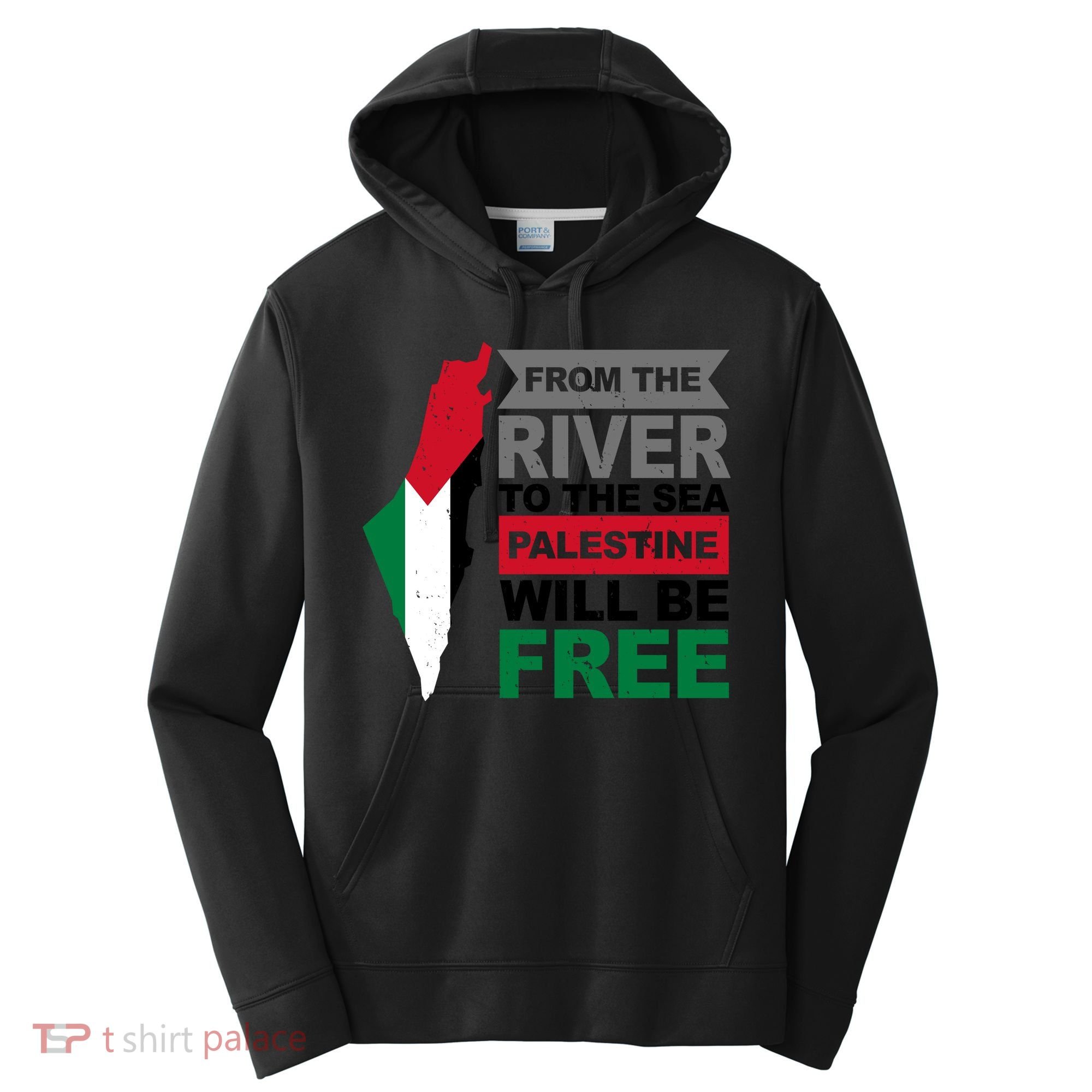 From The River To The Sea Palestine Will Be Free Performance Fleece Hoodie