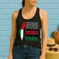 From The River To The Sea Palestine Will Be Free Women's Tank Top thumb 2