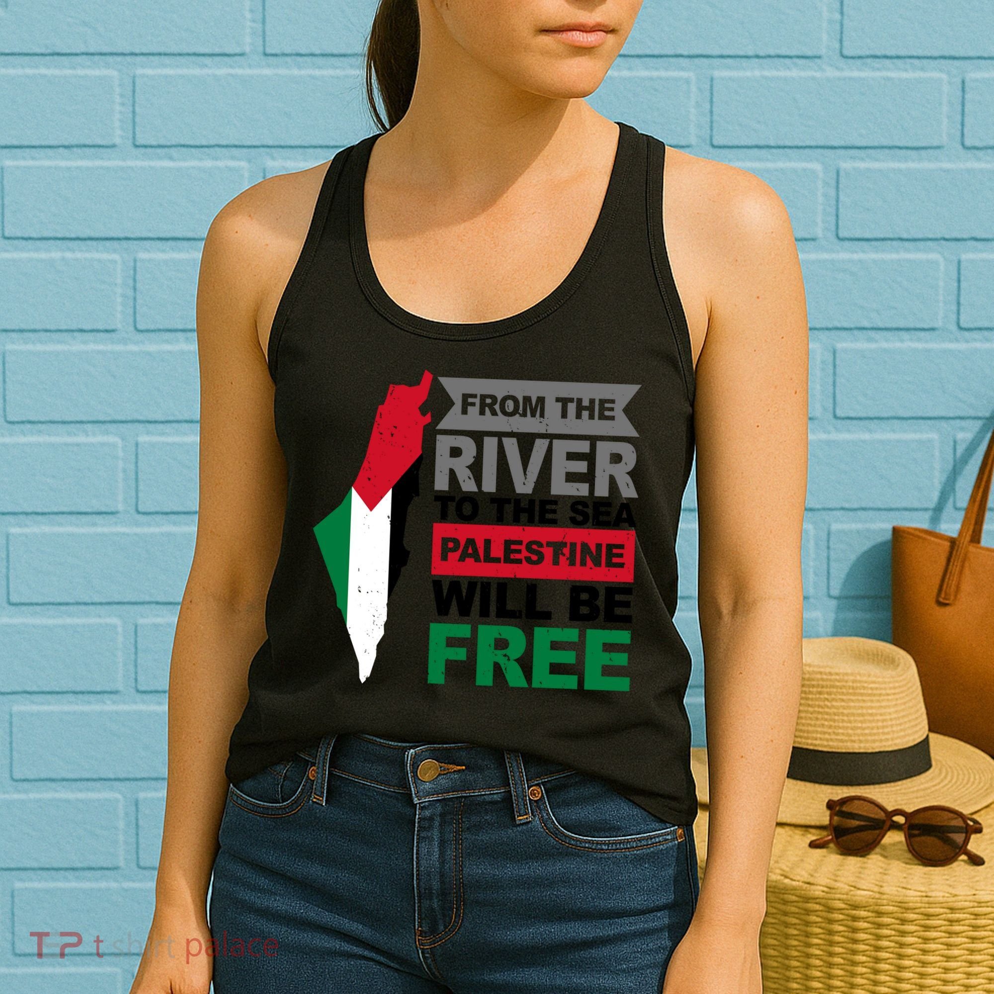 From The River To The Sea Palestine Will Be Free Women's Tank Top