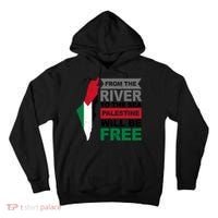 From The River To The Sea Palestine Will Be Free Tall Hoodie thumb 0
