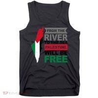 From The River To The Sea Palestine Will Be Free Tank Top thumb 0