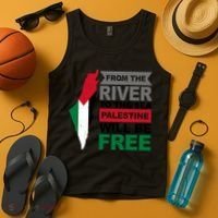 From The River To The Sea Palestine Will Be Free Tank Top thumb 4