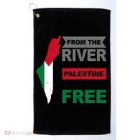 From The River To The Sea Palestine Will Be Free Golf Towel thumb 0