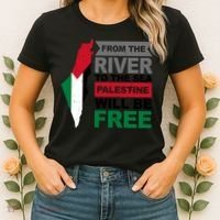 From The River To The Sea Palestine Will Be Free Women's T-Shirt thumb 2