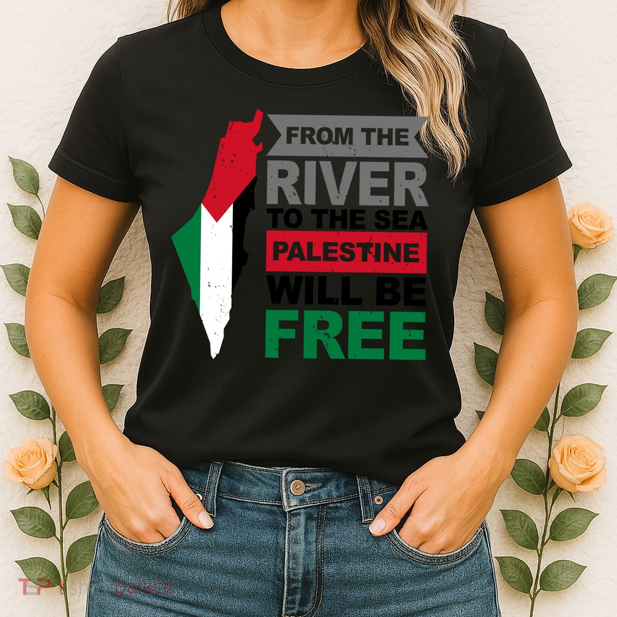 From The River To The Sea Palestine Will Be Free Women's T-Shirt