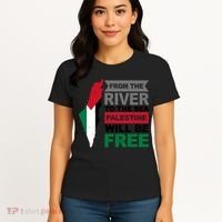 From The River To The Sea Palestine Will Be Free Women's T-Shirt thumb 4