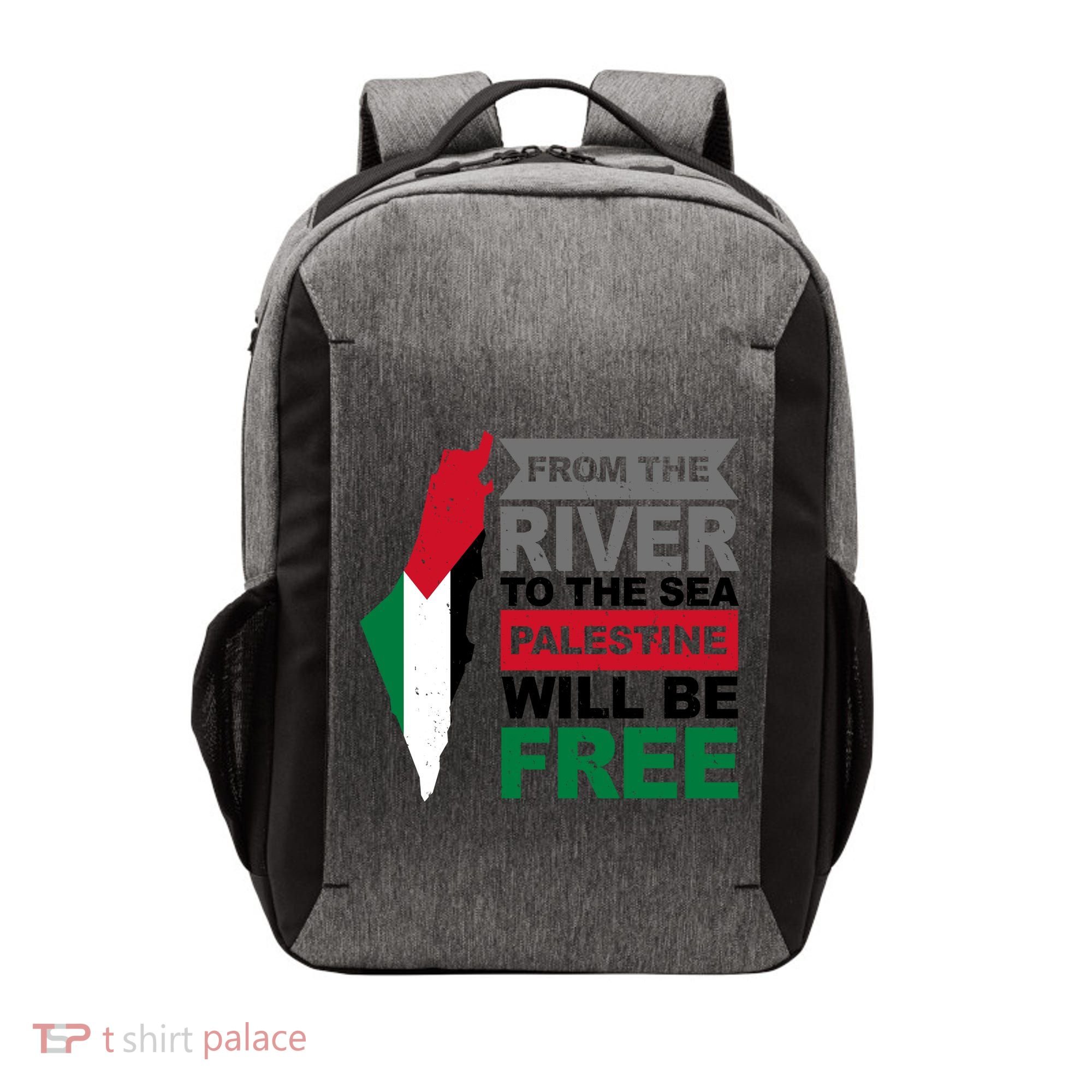 From The River To The Sea Palestine Will Be Free Vector Backpack