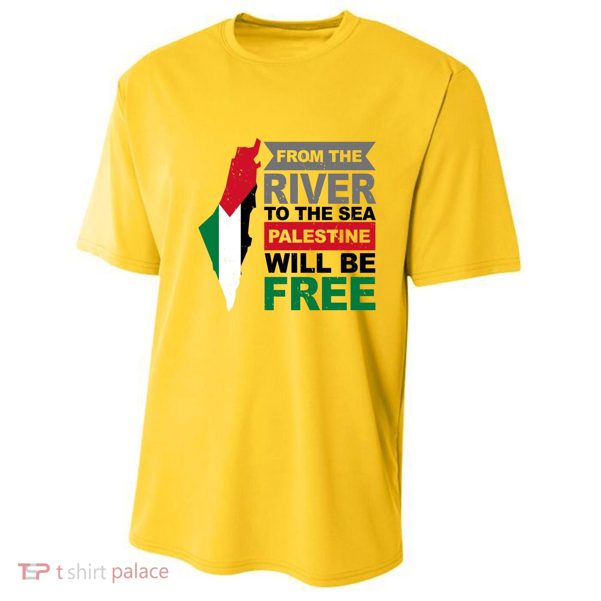 From The River To The Sea Palestine Will Be Free Youth Performance Sprint T-Shirt