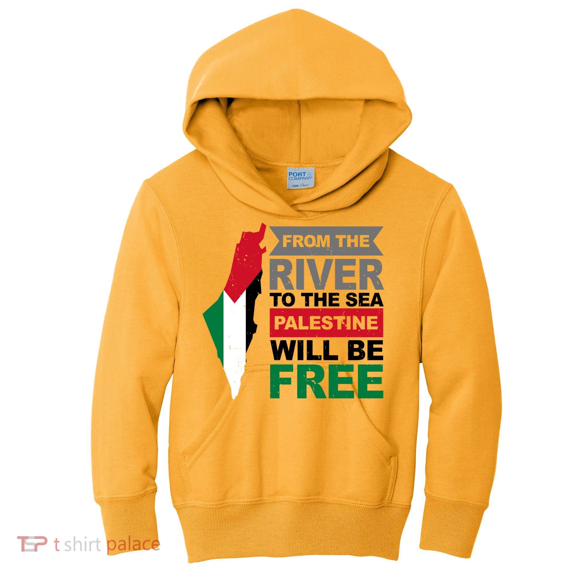 From The River To The Sea Palestine Will Be Free Kids Hoodie