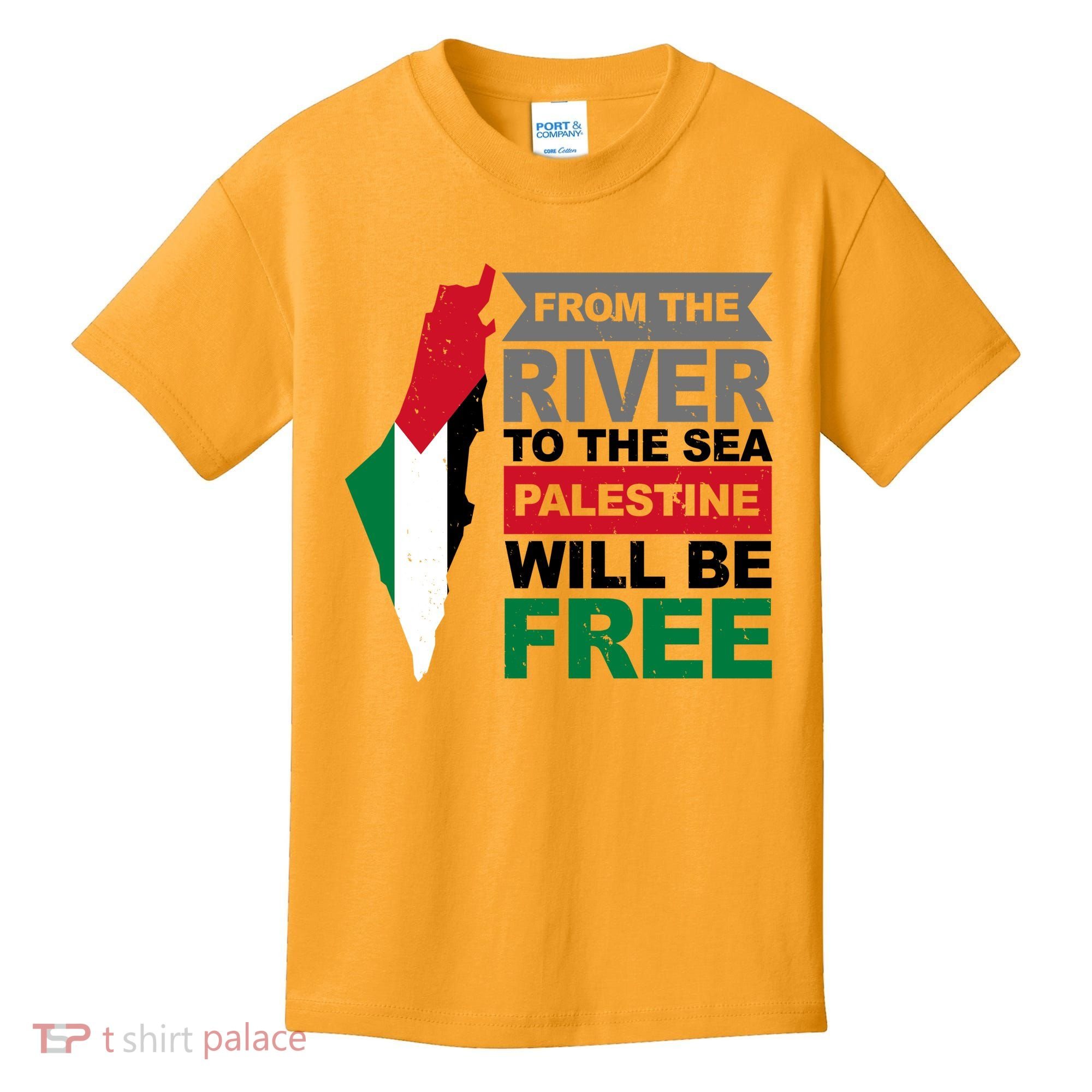 From The River To The Sea Palestine Will Be Free Kids T-Shirt
