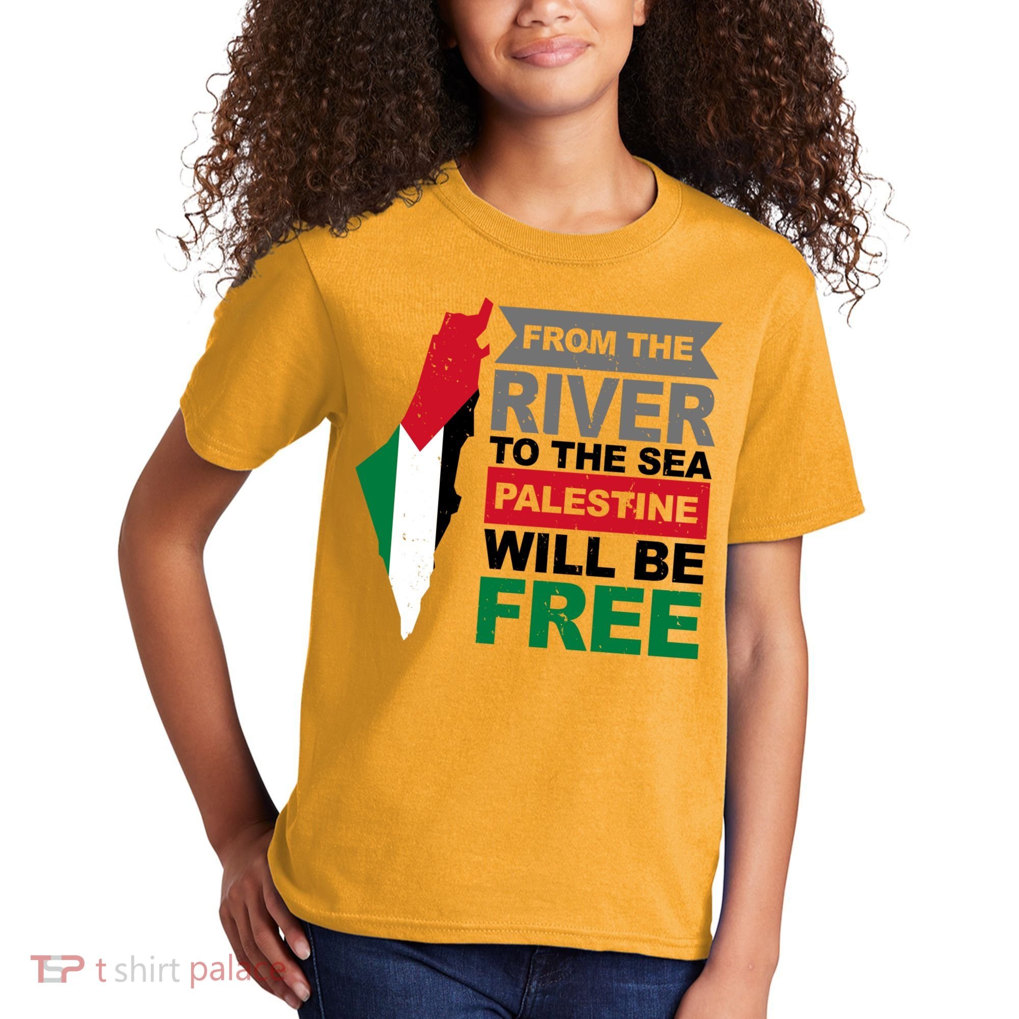 From The River To The Sea Palestine Will Be Free Kids T-Shirt
