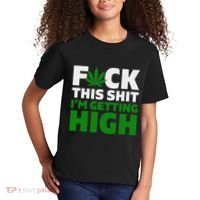 Fuck This Shit IM Getting High Funny Marijuana Weed Stoner Kids T-Shirt thumb 2