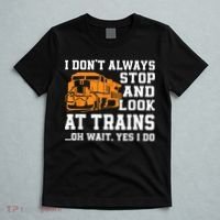 Funny Train Saying Freight Trains Trainspotter T-Shirt thumb 5