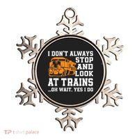 Funny Train Saying Freight Trains Trainspotter Ornament thumb 0