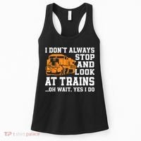 Funny Train Saying Freight Trains Trainspotter Women's Tank Top thumb 0