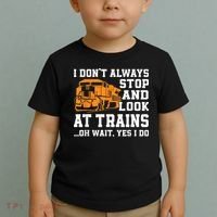 Funny Train Saying Freight Trains Trainspotter Toddler T-Shirt thumb 2