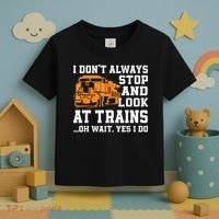 Funny Train Saying Freight Trains Trainspotter Toddler T-Shirt thumb 3