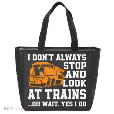 Funny Train Saying Freight Trains Trainspotter Tote Bag