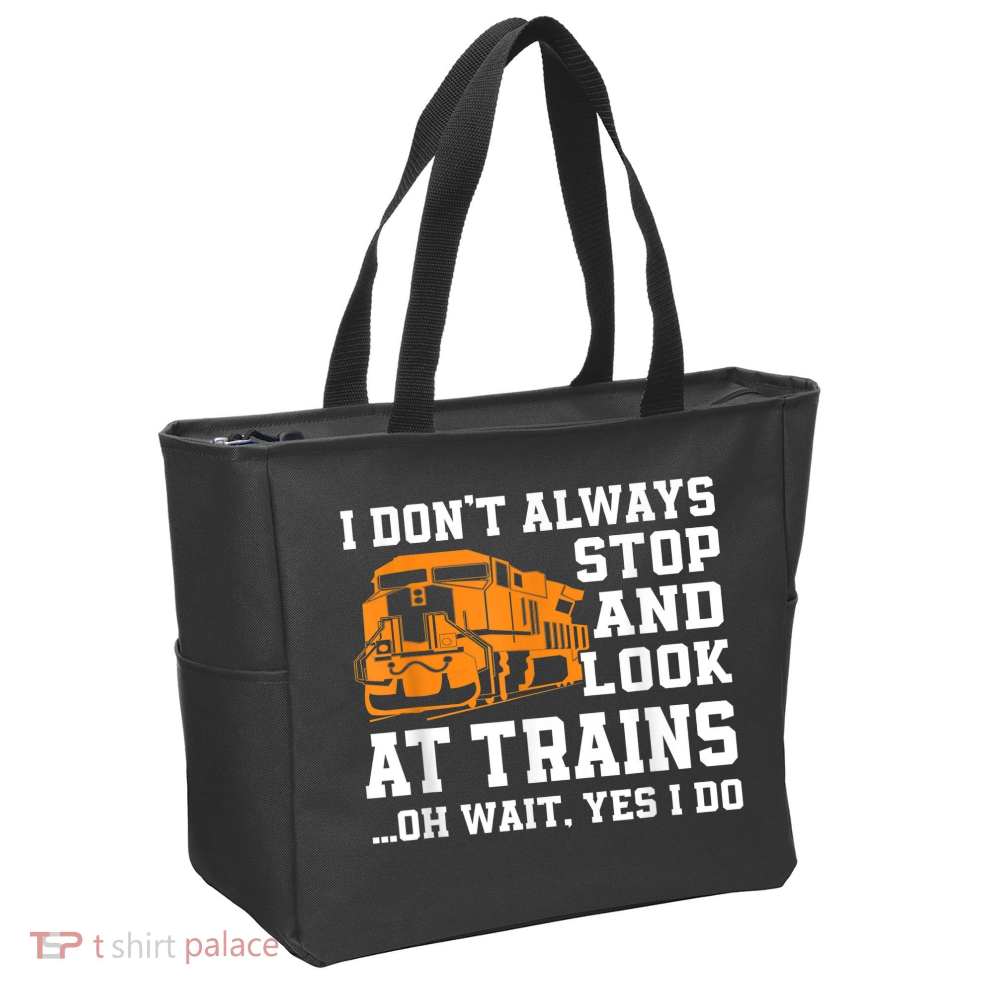 Funny Train Saying Freight Trains Trainspotter Tote Bag