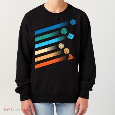 Funny Tabletop Shirt Dice For Dragons D20 RPG Gamer Tabletop Women's Sweatshirt