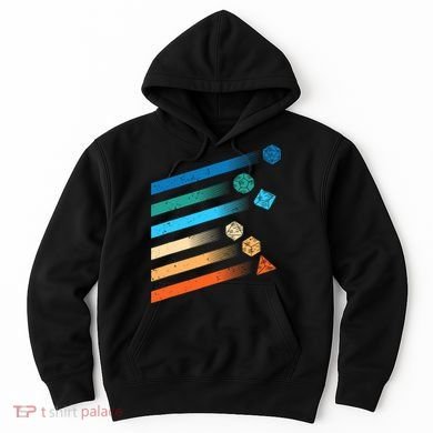 Funny Tabletop Shirt Dice For Dragons D20 RPG Gamer Tabletop Hoodie