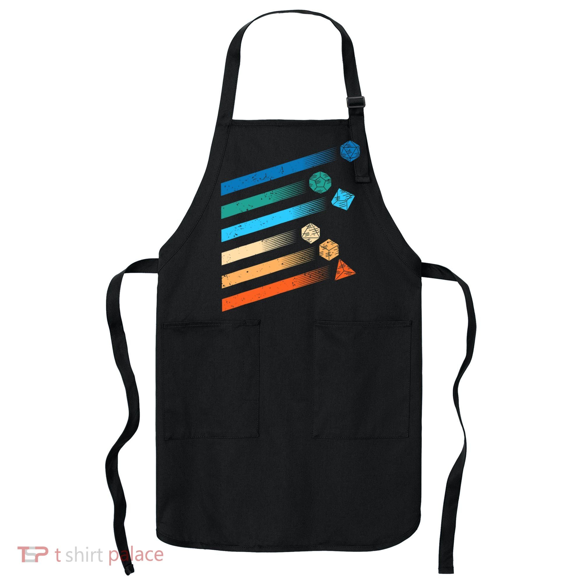 Funny Tabletop Shirt Dice For Dragons D20 RPG Gamer Tabletop Apron