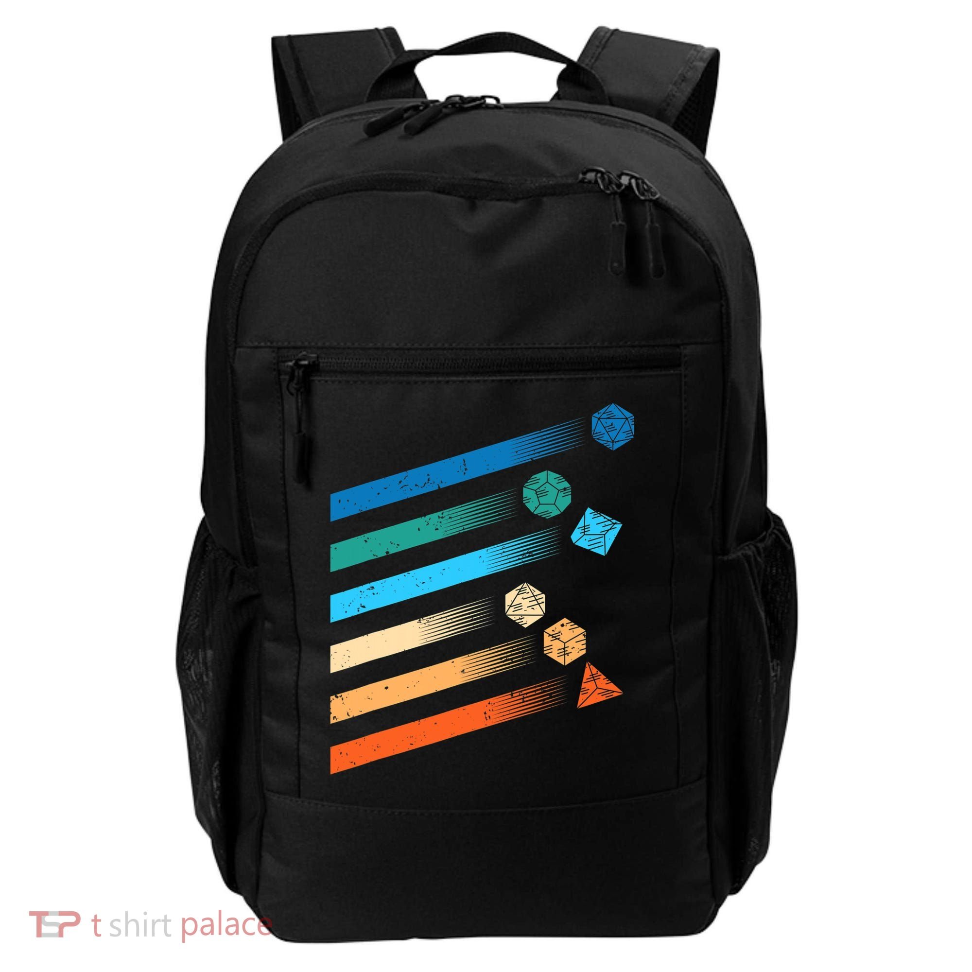Funny Tabletop Shirt Dice For Dragons D20 RPG Gamer Tabletop Backpack