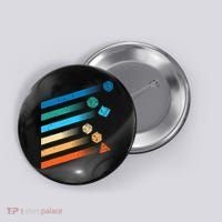 Funny Tabletop Shirt Dice For Dragons D20 RPG Gamer Tabletop Button thumb 0