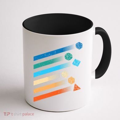 Funny Tabletop Shirt Dice For Dragons D20 RPG Gamer Tabletop Coffee Mug back