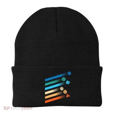 Funny Tabletop Shirt Dice For Dragons D20 RPG Gamer Tabletop Beanie