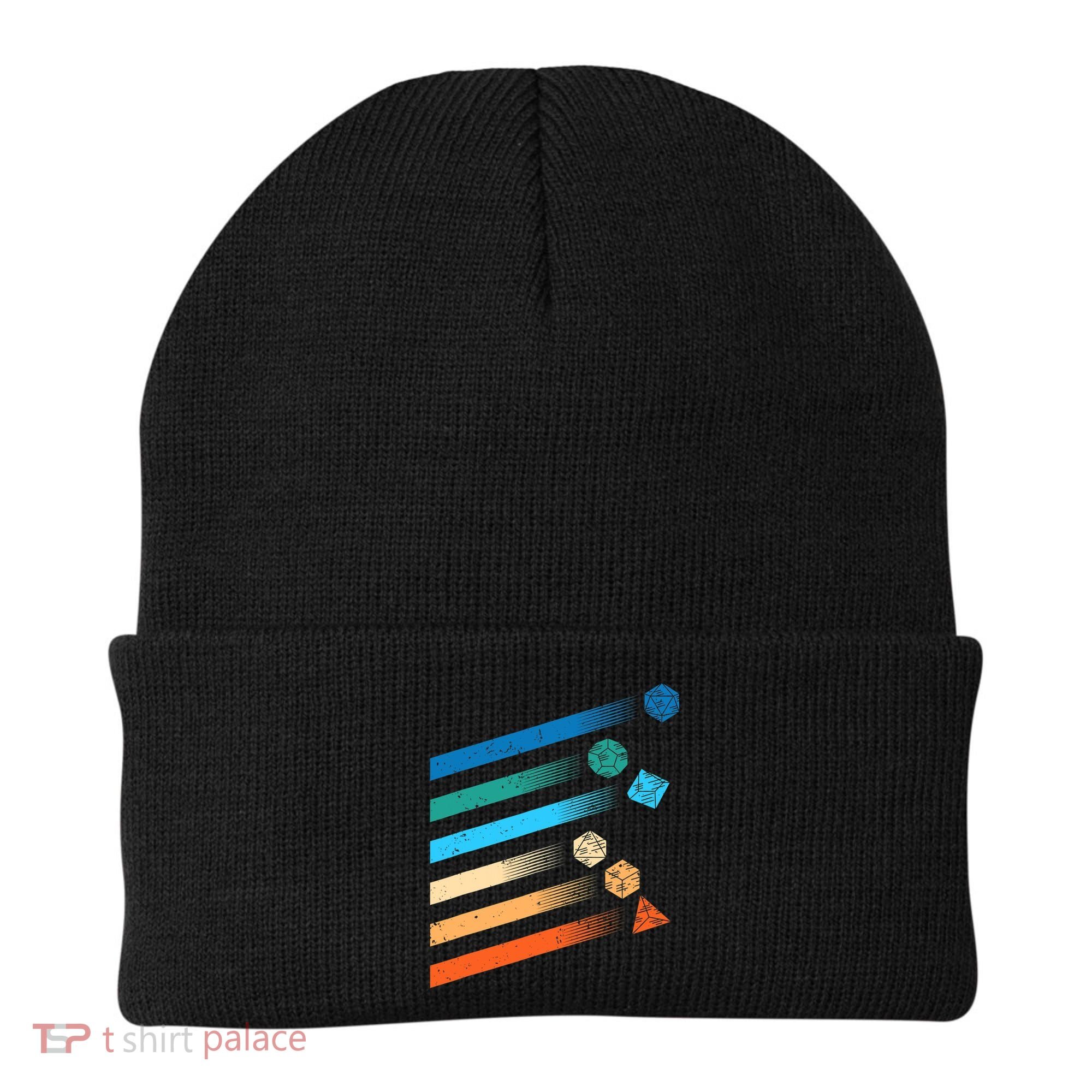 Funny Tabletop Shirt Dice For Dragons D20 RPG Gamer Tabletop Beanie