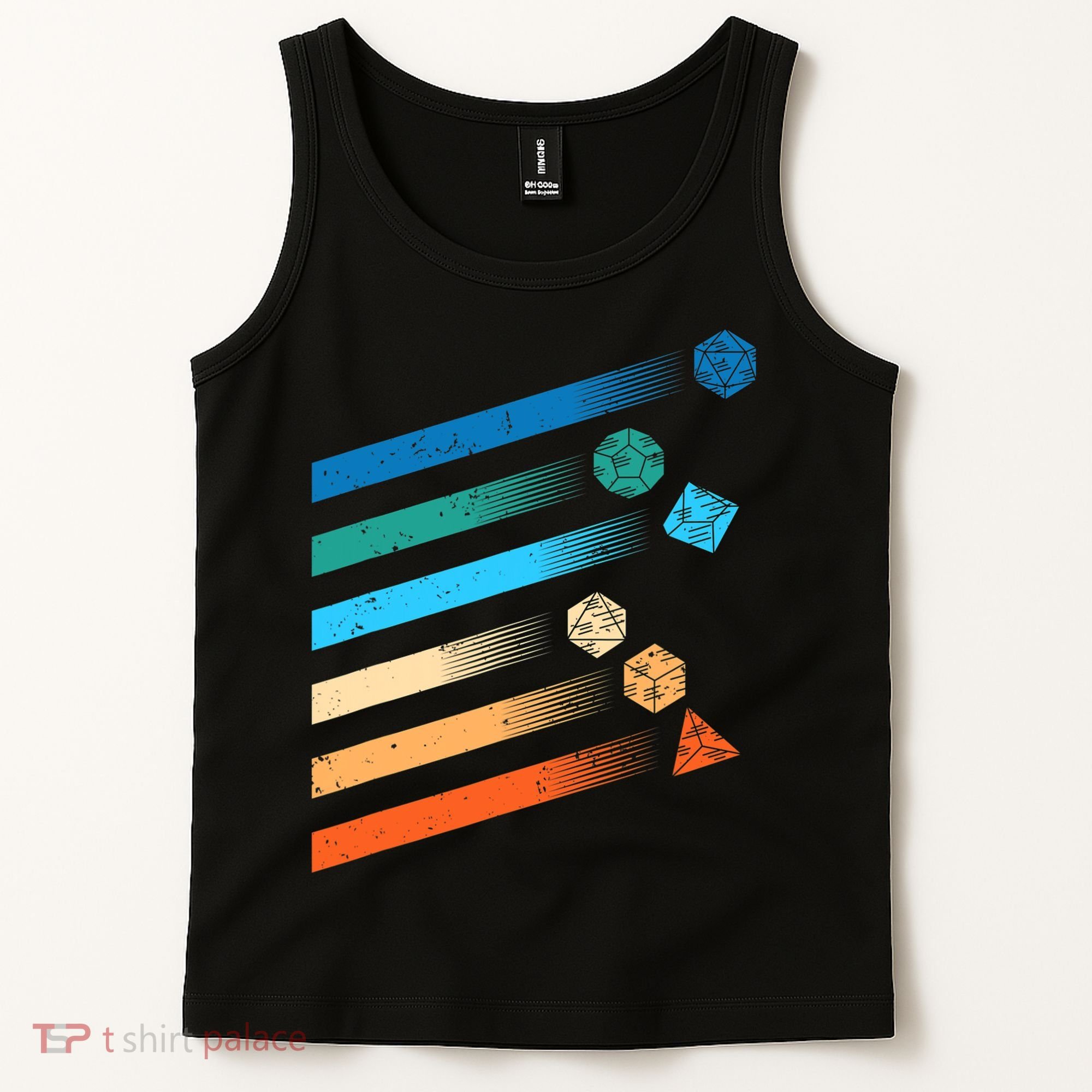 Funny Tabletop Shirt Dice For Dragons D20 RPG Gamer Tabletop Tank Top