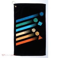 Funny Tabletop Shirt Dice For Dragons D20 RPG Gamer Tabletop Golf Towel thumb 0