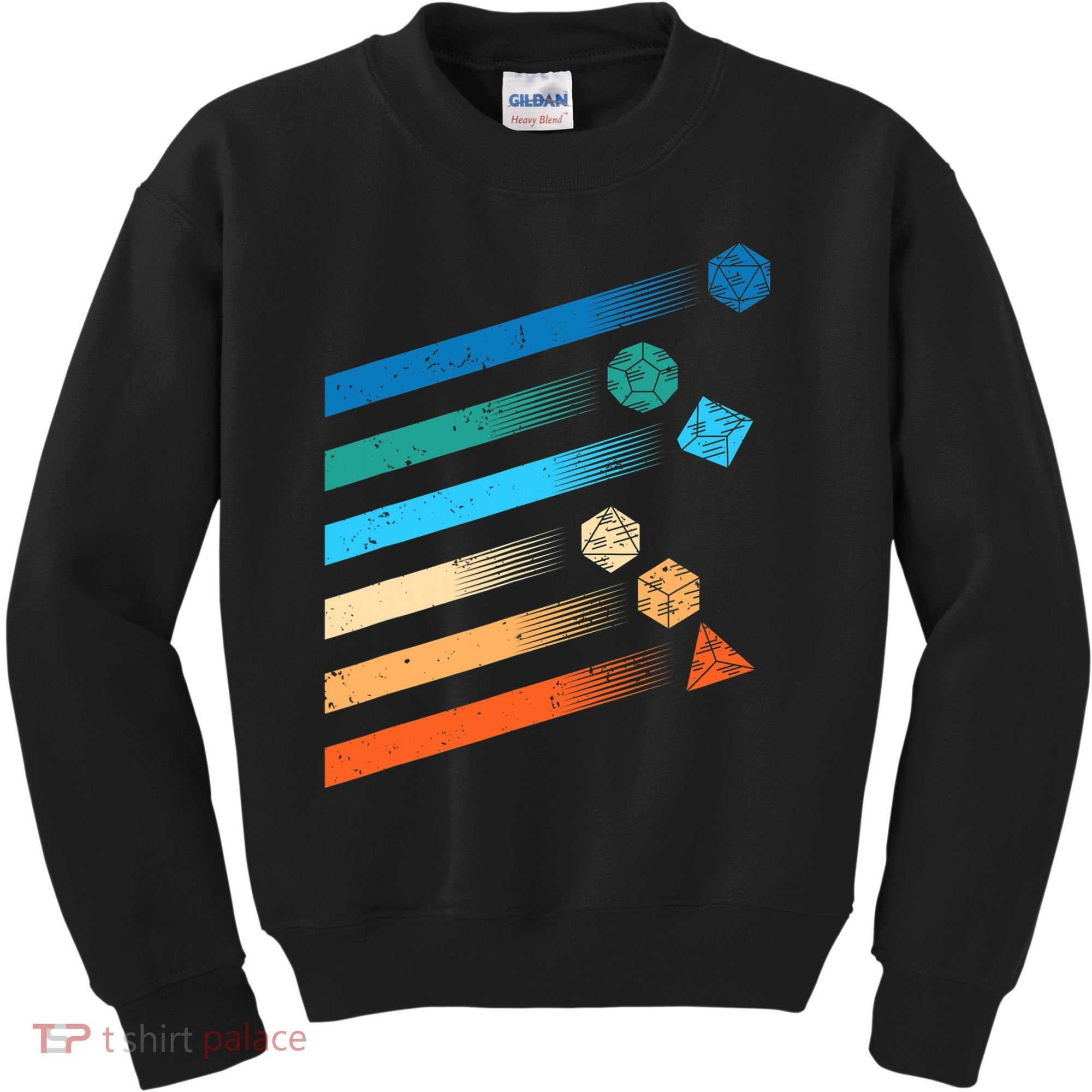 Funny Tabletop Shirt Dice For Dragons D20 RPG Gamer Tabletop Kids Sweatshirt