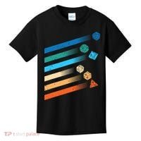 Funny Tabletop Shirt Dice For Dragons D20 RPG Gamer Tabletop Kids T-Shirt thumb 0