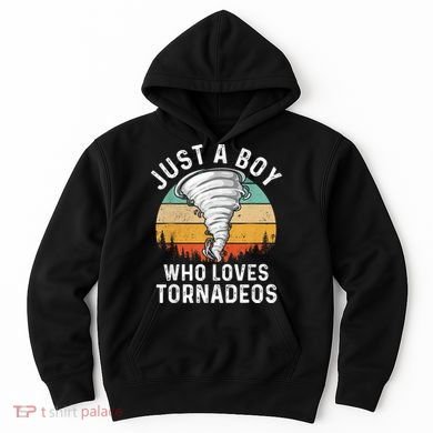 Funny Tornado Storm Chasing Twister Hurricane Boys Hoodie