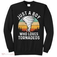 Funny Tornado Storm Chasing Twister Hurricane Boys Sweatshirt thumb 0