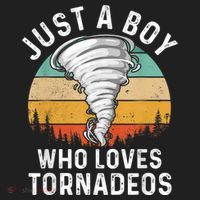 Funny Tornado Storm Chasing Twister Hurricane Boys Beanie thumb 2