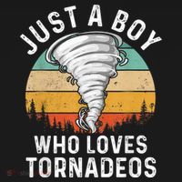 Funny Tornado Storm Chasing Twister Hurricane Boys Mousepad thumb 1