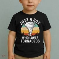 Funny Tornado Storm Chasing Twister Hurricane Boys Toddler T-Shirt thumb 2