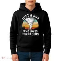 Funny Tornado Storm Chasing Twister Hurricane Boys Kids Hoodie thumb 4